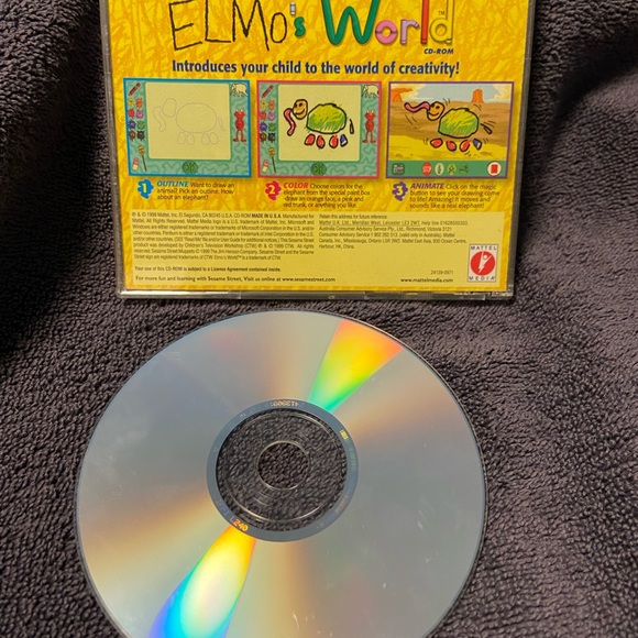 Elmo’s World CD-ROM Game Sesame Street - Picture 4 of 4